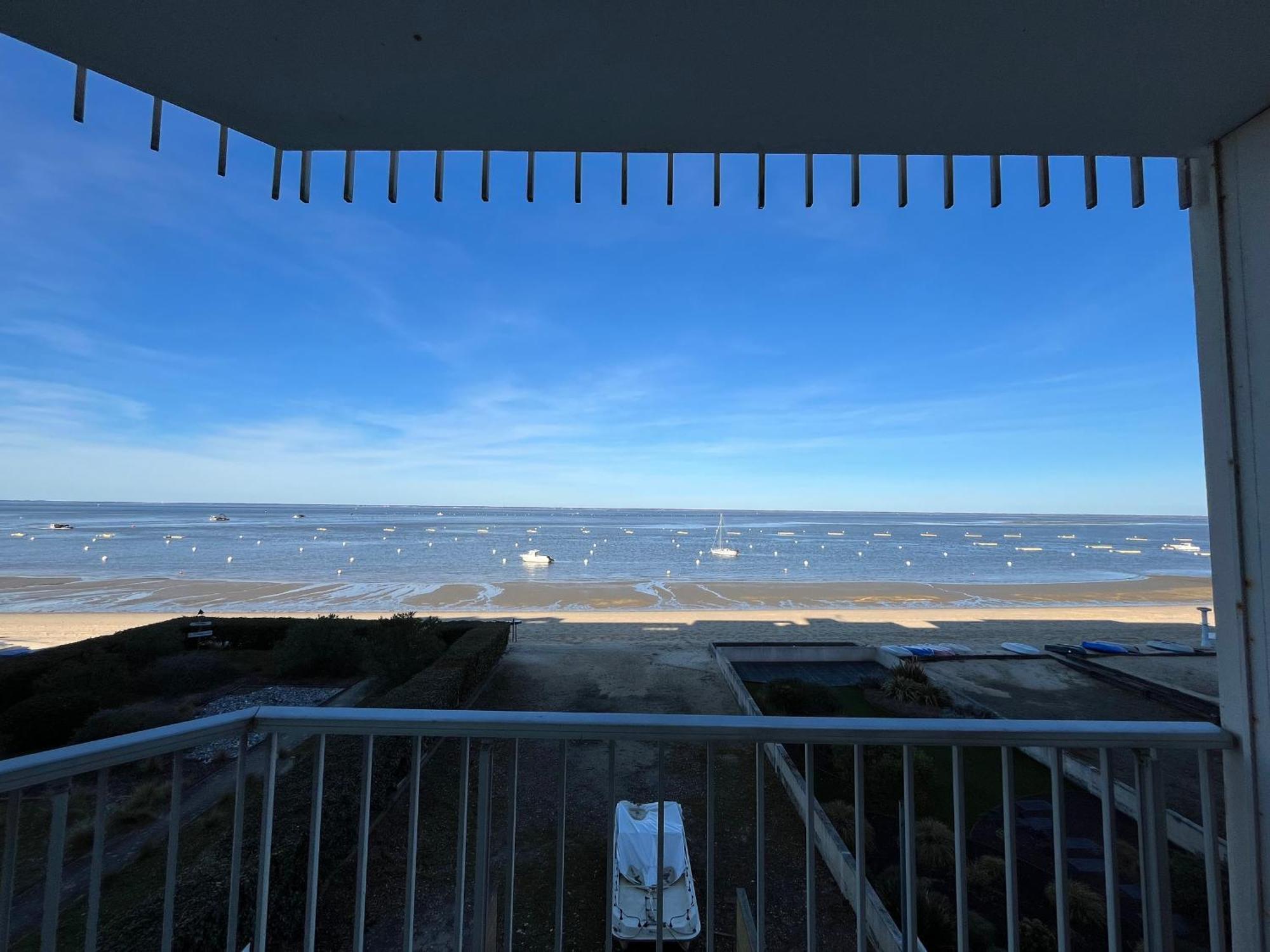 Duplex T1 Vue Mer A Arcachon - Acces Direct Plage - Quartier Aiguillon - Fr-1-319-71 Экстерьер фото